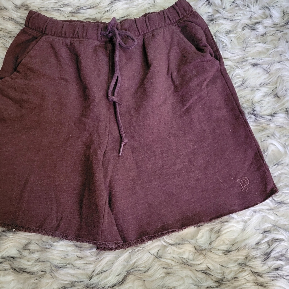 PINK burgundy dad shorts small - Picture 2 of 8